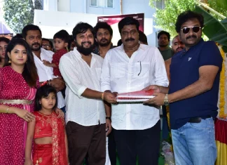 பூஜையுடன் தொடங்கிய நடிகர் சிம்ஹாவின் ‘ராவண கல்யாணம்’