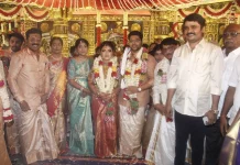 நடிகரும் தயாரிப்பாளருமான மதுரை டாக்டர்.சரவணன் இல்லத்திருமணம் மற்றும் வரவேற்பு நிகழ்ச்சி