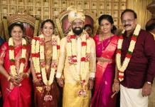 தயாரிப்பாளர் டாக்டர் G. தனஞ்ஜெயன் அவர்களின் மகள் ரேவதி- அபிஷேக் திருமணத்திற்கு 100க்கும் மேற்பட்ட தமிழ் திரைப்பட பிரபலங்கள் நேரில் வாழ்த்து!