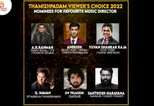 It is time to vote for Your favourite music Director for the year 2022