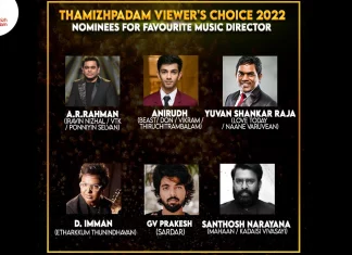 It is time to vote for Your favourite music Director for the year 2022