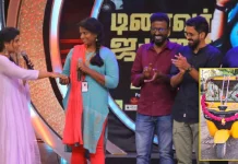 பெண் ஓட்டுனருக்கு ஆட்டோவை பரிசளித்த ‘டிரைவர் ஜமுனா’ படக் குழு