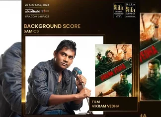 ஐஃபா விருதினை வென்ற இசையமைப்பாளர் சாம் சி. எஸ்