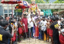 ‘சென்னையில் ஒரு கிராம விழா’ நிகழ்ச்சியைத் தொடங்கி வைத்தார் நடிகர் விஷால்