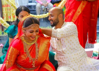 பிரபல ஒளிப்பதிவாளர் ரவி கே சந்திரனின் மகன் திருமணம் திரையுலகப் பிரமுகர்களின் வாழ்த்துகளுடன் நடைபெற்றது