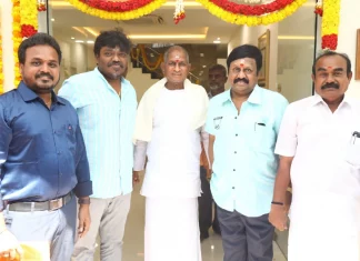 இசைஞானி இளையராஜாவின் 80வது பிறந்த நாள் ; நேரில் சந்தித்து ஆசி பெற்ற சாமானியன் படக்குழு