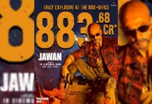 ஜவான் வெளியான 11 நாட்களில் 800 கோடியைக் கடந்து புதிய சாதனையைப் படைத்துள்ளது