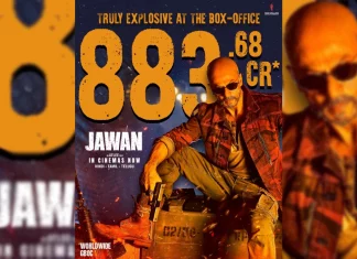 ஜவான் வெளியான 11 நாட்களில் 800 கோடியைக் கடந்து புதிய சாதனையைப் படைத்துள்ளது