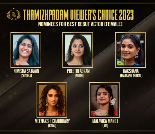 Nominees For Best Debut Actor (Female) 2023