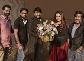 மெகா ஸ்டார் சிரஞ்சீவி உடன் 18 வருடங்கள் கழித்து ஜோடி சேர்ந்த த்ரிஷா கிருஷ்ணன் !!