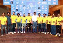(Celebrity Cricket League) சிசிஎல் சென்னை ரைனோஸ் அணியினரின் பத்திரிக்கையாளர் சந்திப்பு !!
