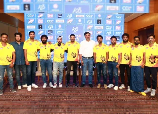 (Celebrity Cricket League) சிசிஎல் சென்னை ரைனோஸ் அணியினரின் பத்திரிக்கையாளர் சந்திப்பு !!