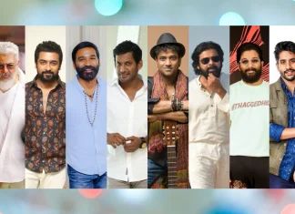 தென்னிந்திய ஐந்து முன்னணி நடிகர்களின் படங்களோடு தன் இசையால் கலக்கும் தேவி ஶ்ரீ பிரசாத்