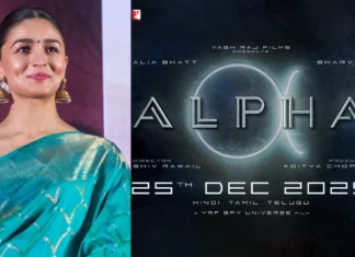 ஆலியா பட் நடித்துள்ள ‘ஆல்பா’ திரைப்படம் டிசம்பர் 25,2025- கிறிஸ்துமஸ் தினத்தன்று வெளியாக உள்ளது!